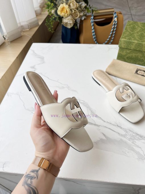 Gucci new style, cowhide fabric, sheepskin lining, sizes 35-44 with leather sole and 40hps82t4e - Image 8