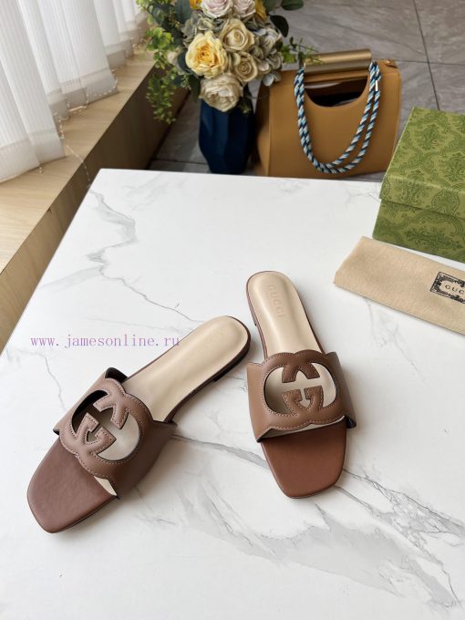Gucci new style, cowhide fabric, sheepskin lining, sizes 35-44 with leather sole and 40gxy8srwc - Image 4