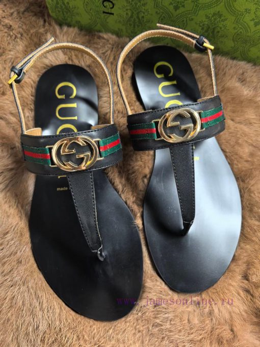 GucciGucci 󾓩󾓩 2024 flat bottom women's slippers, top of the line in the market, synchronizedwzbv0131 - Image 6