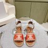 | ²⁰²4 𝐬𝐬  🤍🤎CELINE's new popular Arc de Triomphe British style flat sandals and slippers2r3fxv54