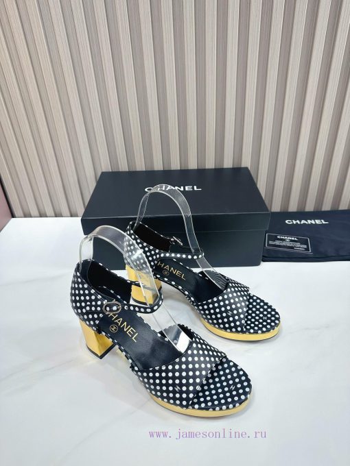 CHANEL 2024 Spring Sandals Single ShoesEuropean purchasing agent&Xiangnanjia's new fashion lxk11ovft - Image 3