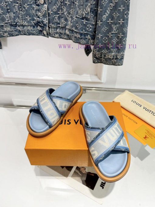 LV couple styleMain embossed slippers hard goods newly launchedA high-end purchasing productz4v8m31i - Image 2