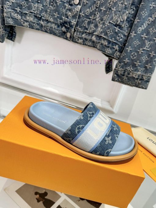 LV couple styleMain embossed slippers hard goods newly launchedA high-end purchasing productaau52hj0