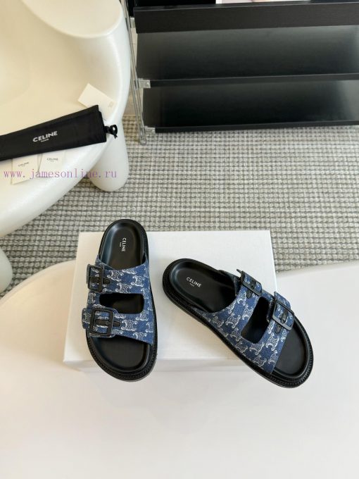 Celine 2024 Spring/Summer CollectionThe Arc de Triomphe's British style flat bottomed micro kxjx62xf - Image 3