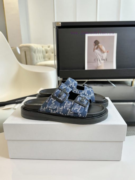Celine 2024 Spring/Summer CollectionThe Arc de Triomphe's British style flat bottomed micro kxjx62xf - Image 6