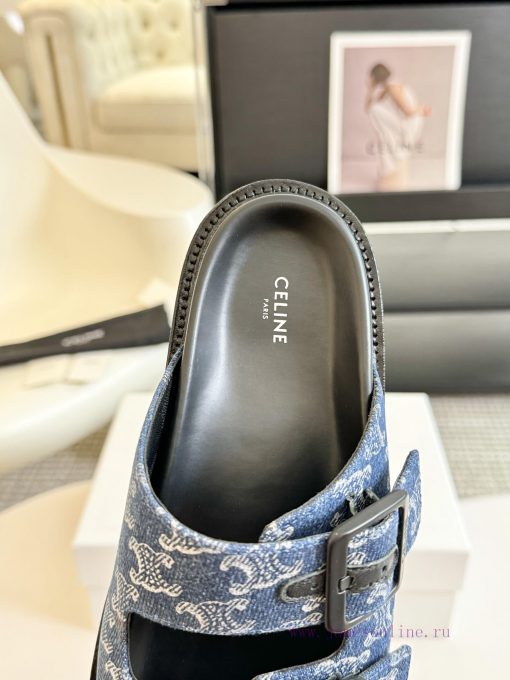 Celine 2024 Spring/Summer CollectionThe Arc de Triomphe's British style flat bottomed micro kxjx62xf - Image 10