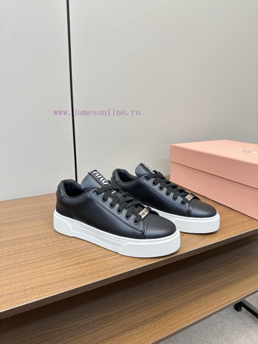 Miumiu Miumiu 🧡 2024 new top casual white shoesNew release of casual white shoes and hard gonl95bx6q - Image 3