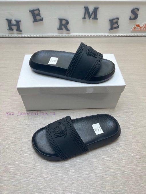 Versace slippers men's high-end brand official website 11 latest masterpiece original mold c1edncnjh - Image 5