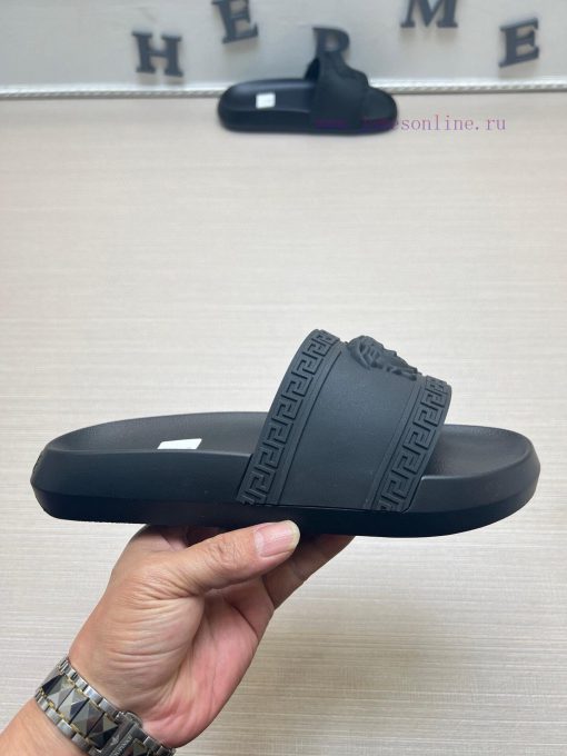 Versace slippers men's high-end brand official website 11 latest masterpiece original mold c1edncnjh - Image 6