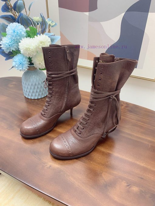 𝐌𝐢𝐮𝐌𝐢𝐮 Purchasing grade autumn and winter latest popular bootsNew runway style short boots wr3g4dekb - Image 3