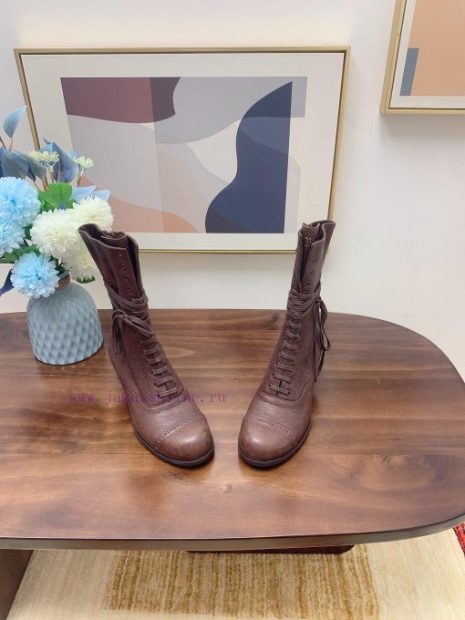 𝐌𝐢𝐮𝐌𝐢𝐮 Purchasing grade autumn and winter latest popular bootsNew runway style short boots wr3g4dekb - Image 5