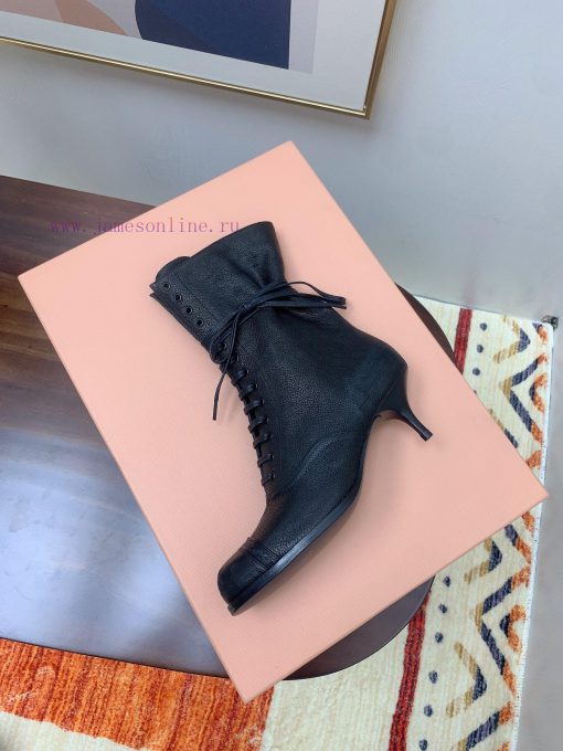 𝐌𝐢𝐮𝐌𝐢𝐮 Purchasing grade autumn and winter latest popular bootsNew runway style short boots wk5uzdc0b - Image 6