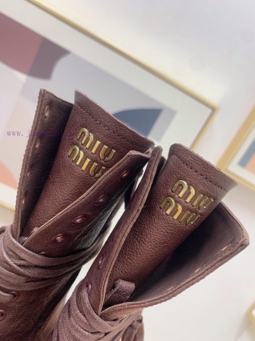 𝐌𝐢𝐮𝐌𝐢𝐮 Purchasing grade autumn and winter latest popular bootsNew runway style short boots wr3g4dekb - Image 9