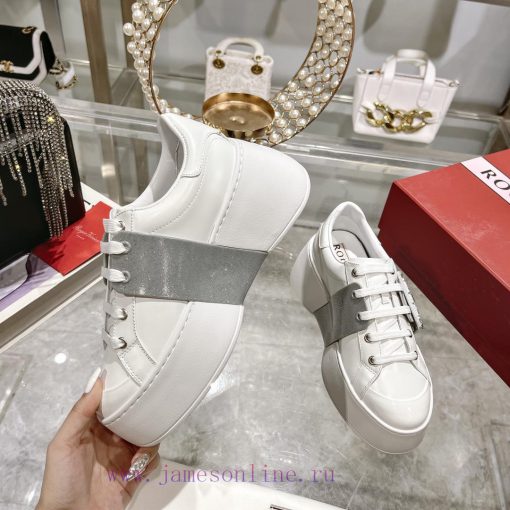 The 2024 new RV women's shoes, Viv Skate casual white shoes, are easy to wear and versatile 61hund6y - Image 3