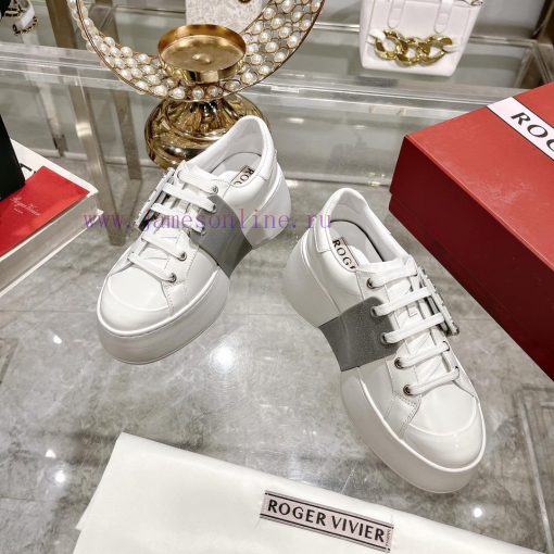 The 2024 new RV women's shoes, Viv Skate casual white shoes, are easy to wear and versatile 61hund6y - Image 5