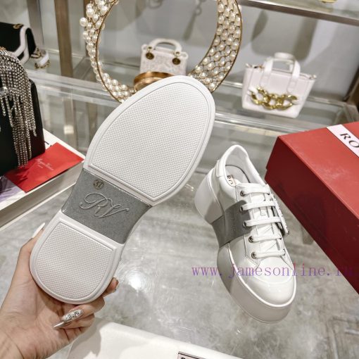 The 2024 new RV women's shoes, Viv Skate casual white shoes, are easy to wear and versatile 61hund6y - Image 10