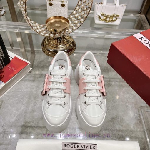 The 2024 new RV women's shoes, Viv Skate casual white shoes, are easy to wear and versatile hz4anhud - Image 2