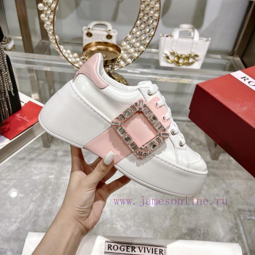 The 2024 new RV women's shoes, Viv Skate casual white shoes, are easy to wear and versatile hz4anhud - Image 4