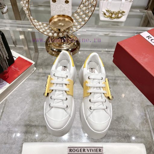 The 2024 new RV women's shoes, Viv Skate casual white shoes, are easy to wear and versatile npj5vom7 - Image 2