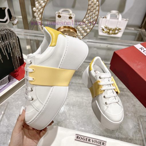 The 2024 new RV women's shoes, Viv Skate casual white shoes, are easy to wear and versatile npj5vom7 - Image 3