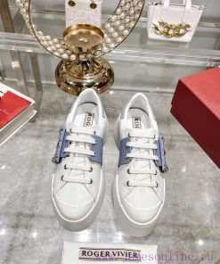 The 2024 new RV women's shoes, Viv Skate casual white shoes, are easy to wear and versatile ojy2j82a
