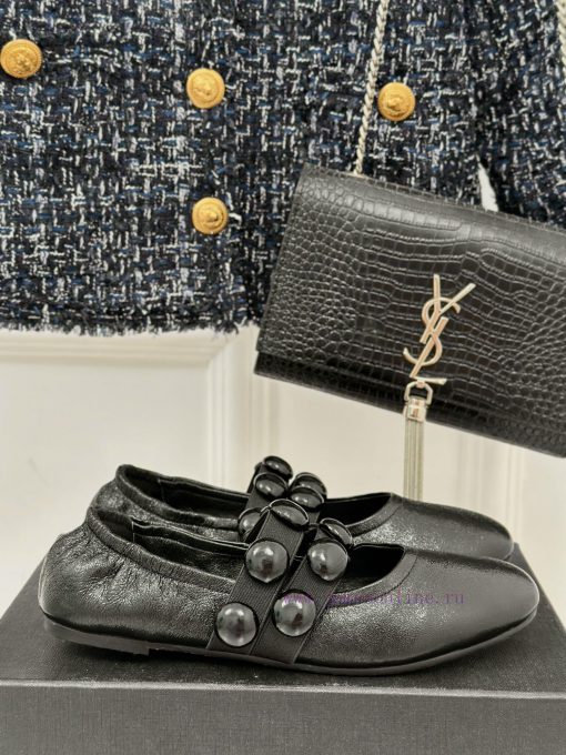 AlAIA | Classic retro pearl Mary Jane shoes from AlAIAFull of girlish style, with both moder6g544llr - Image 2