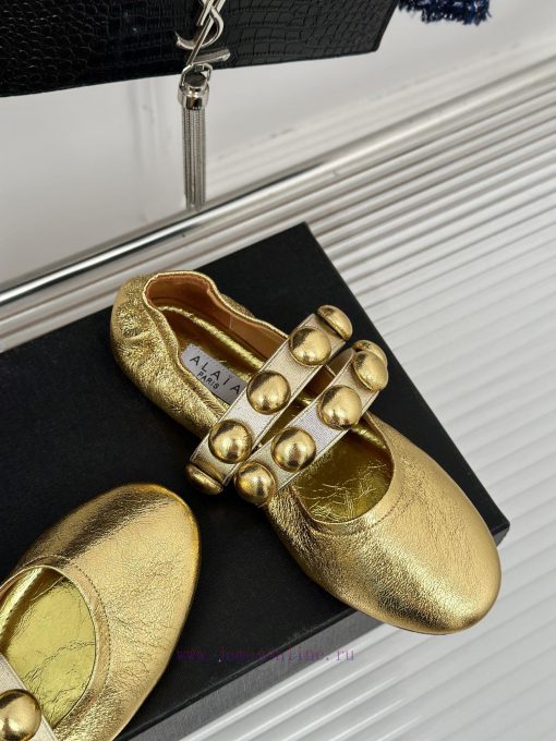 AlAIA | Classic retro pearl Mary Jane shoes from AlAIAFull of girlish style, with both moderimp6ibob - Image 6