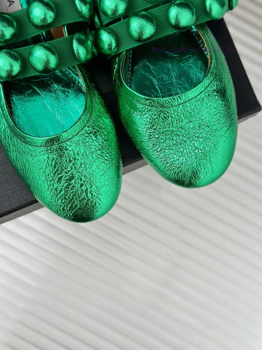 AlAIA | Classic retro pearl Mary Jane shoes from AlAIAFull of girlish style, with both modery64tidnu - Image 8