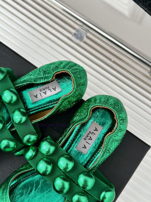 AlAIA | Classic retro pearl Mary Jane shoes from AlAIAFull of girlish style, with both modery64tidnu - Image 9