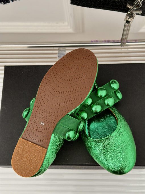 AlAIA | Classic retro pearl Mary Jane shoes from AlAIAFull of girlish style, with both modery64tidnu - Image 10