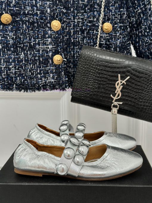 AlAIA | Classic retro pearl Mary Jane shoes from AlAIAFull of girlish style, with both moder621lzpra - Image 2