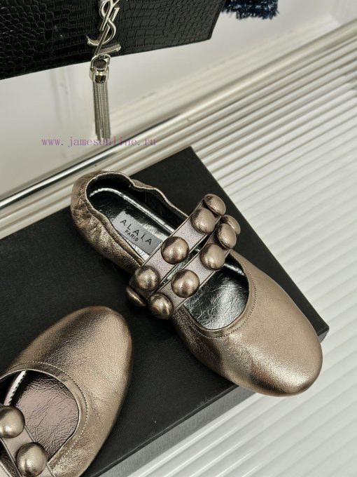 AlAIA | Classic retro pearl Mary Jane shoes from AlAIAFull of girlish style, with both moderfnggsd9c - Image 6