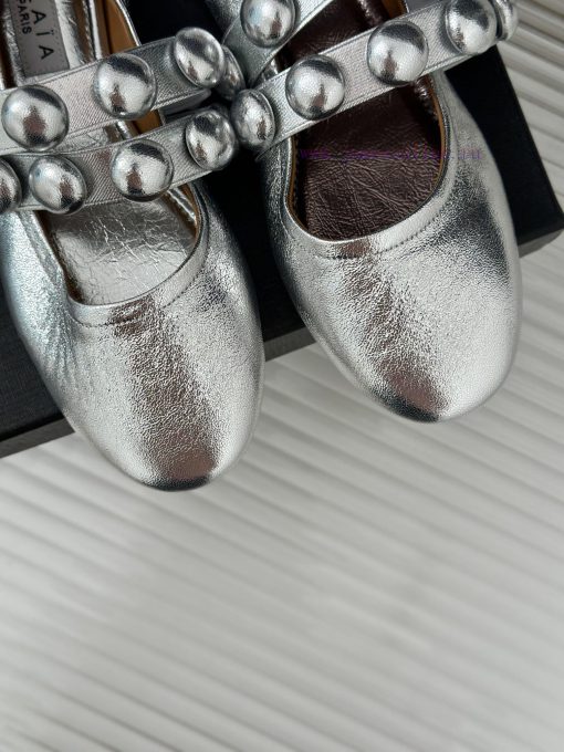 AlAIA | Classic retro pearl Mary Jane shoes from AlAIAFull of girlish style, with both moder621lzpra - Image 8