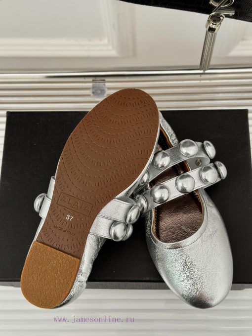 AlAIA | Classic retro pearl Mary Jane shoes from AlAIAFull of girlish style, with both moder621lzpra - Image 10