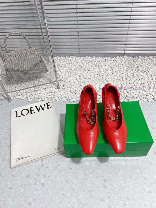 Bottega Veneta 24 new BV small square chain high heels single shoe◾ Shoe upper made of cowhibbinjg9e