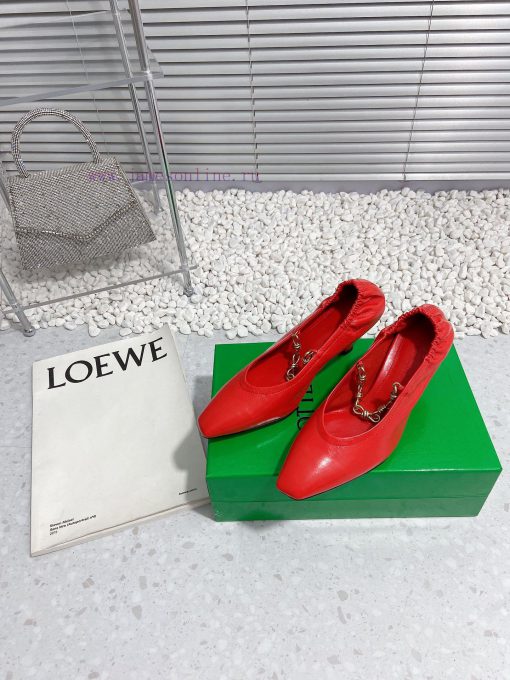 Bottega Veneta 24 new BV small square chain high heels single shoe◾ Shoe upper made of cowhibbinjg9e - Image 3