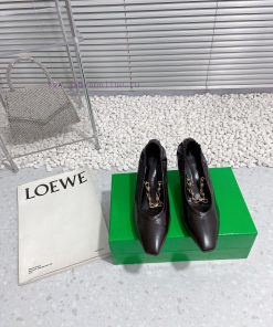 Bottega Veneta 24 new BV small square chain high heels single shoe◾ Shoe upper made of cowhi4drhui07
