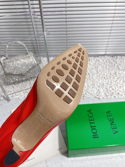 Bottega Veneta 24 new BV small square chain high heels single shoe◾ Shoe upper made of cowhibbinjg9e - Image 10