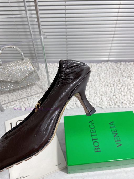 Bottega Veneta 24 new BV small square chain high heels single shoe◾ Shoe upper made of cowhi4drhui07 - Image 8