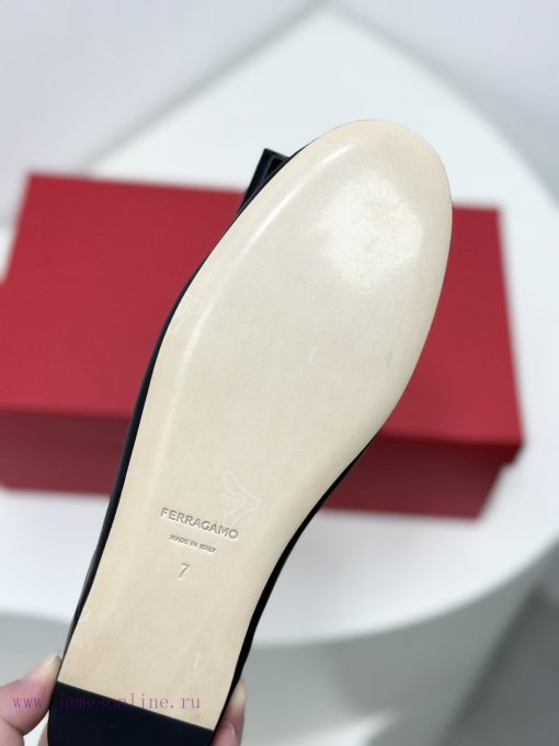 24ss FERRAGAMO new retro style flat witch shoes grandma shoesFerragamo's new witch shoes arekfigf9e5 - Image 10