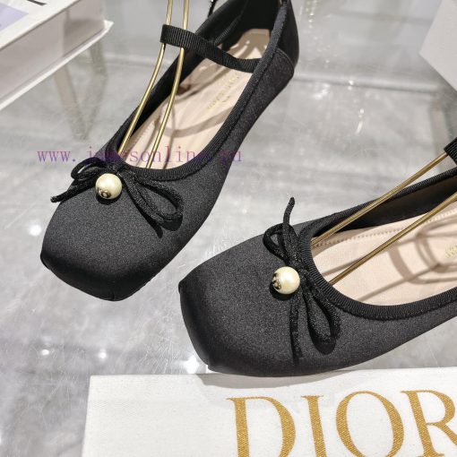 Top versionDior 2024's new and most beautiful ballet shoes 🩰 The Rice noodles satin surface l2w58haa - Image 7