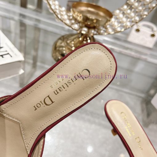 Top tierDior 2024 Spring/Summer New Fish Mouth Slippers Round Headed Mary Jane Heels Top in ezuyf8om - Image 10