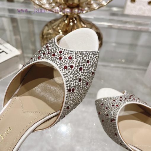 Top tierDior 2024 Spring/Summer New Fish Mouth Slippers Round Headed Mary Jane Heels Top in s4iaq64i - Image 9