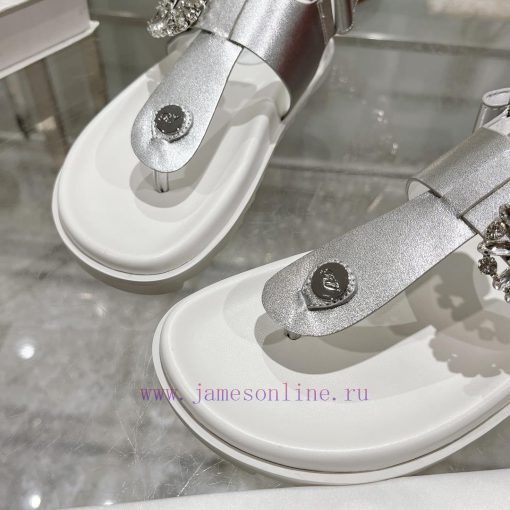 New flat bottom herringbone sandals with clipped toesFeaturing adjustable buckle straps embeslood7tq - Image 9