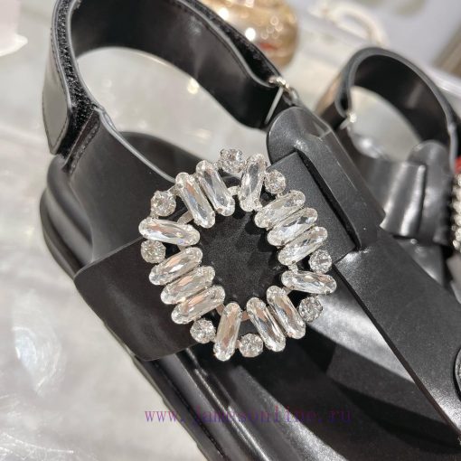 New flat bottom herringbone sandals with clipped toesFeaturing adjustable buckle straps embetyjtav7m - Image 8