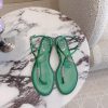 Ren * Caovell * Clamped Flat Sandals Original Mold, Diamond Buckle, Water Diamond Decorationj2fchqbf