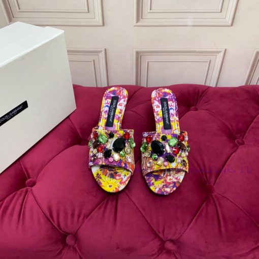 DOLCE&GABBANA 2024 New Diamond Shoes Precision Customized Launch Imported Painted Leather Su64lnydr4