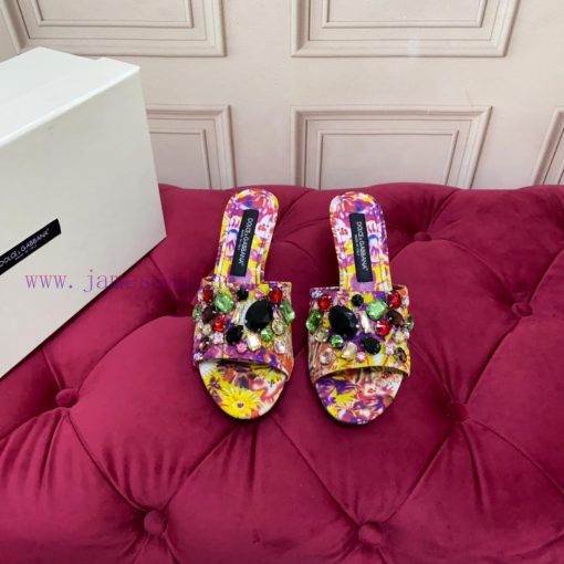 DOLCE&GABBANA 2024 New Diamond Shoes Precision Customized Launch Imported Painted Leather Su64lnydr4 - Image 2