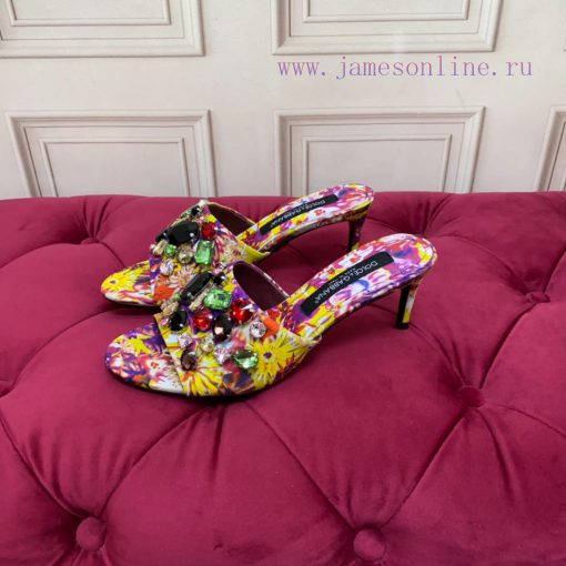DOLCE&GABBANA 2024 New Diamond Shoes Precision Customized Launch Imported Painted Leather Su64lnydr4 - Image 4