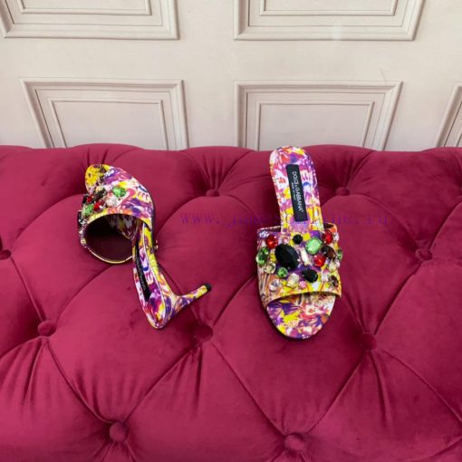 DOLCE&GABBANA 2024 New Diamond Shoes Precision Customized Launch Imported Painted Leather Su64lnydr4 - Image 7